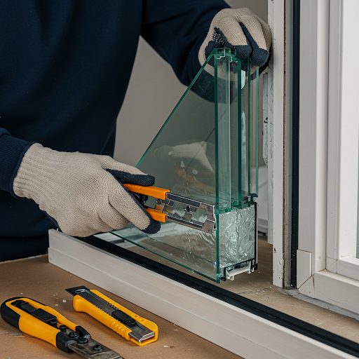 Replacing double pane window glass